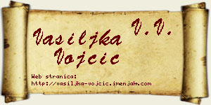 Vasiljka Vojčić vizit kartica